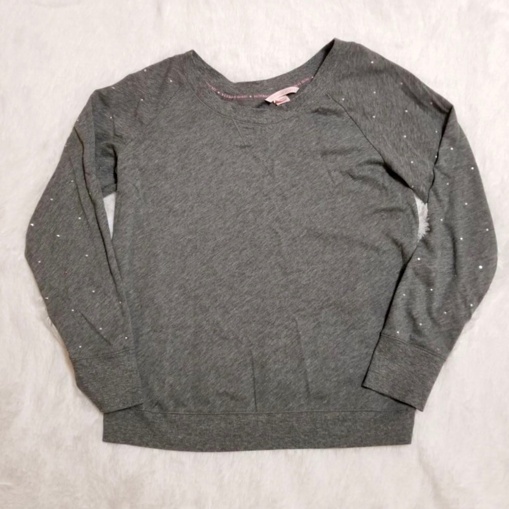Victorias Secret Embellished Long Sleeve top Sz L